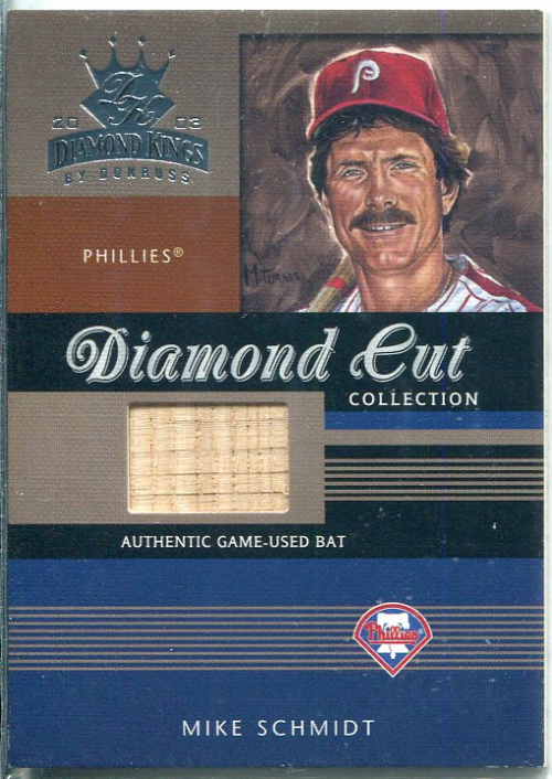 2003 Diamond Kings Diamond Cut Collection #96 Mike Schmidt Bat/500