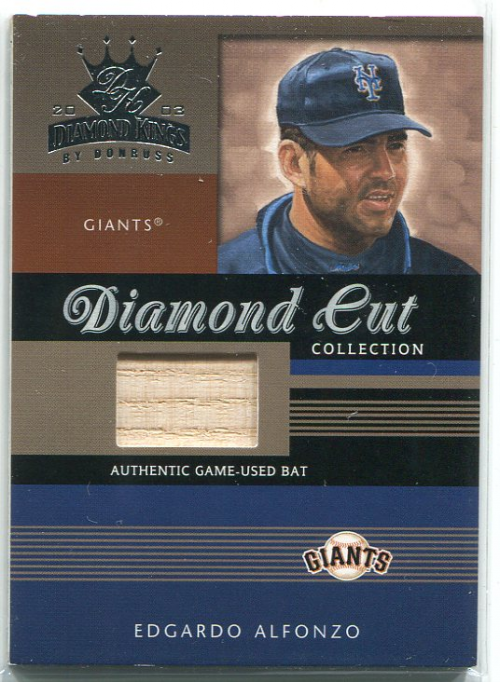 2003 Diamond Kings Diamond Cut Collection #98 Edgardo Alfonzo Bat/500