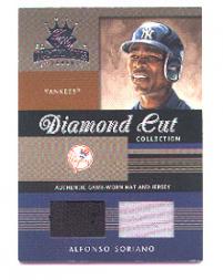 2003 Diamond Kings Diamond Cut Collection #106 Alf Soriano Hat-Jsy/75