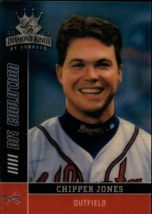 2003 Diamond Kings DK Evolution #24 Chipper Jones