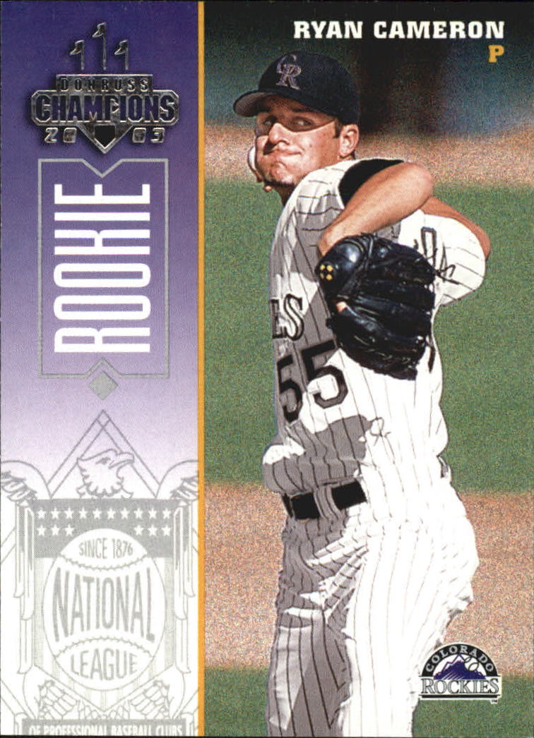 2003 Donruss Champions #278 Ryan Cameron RC