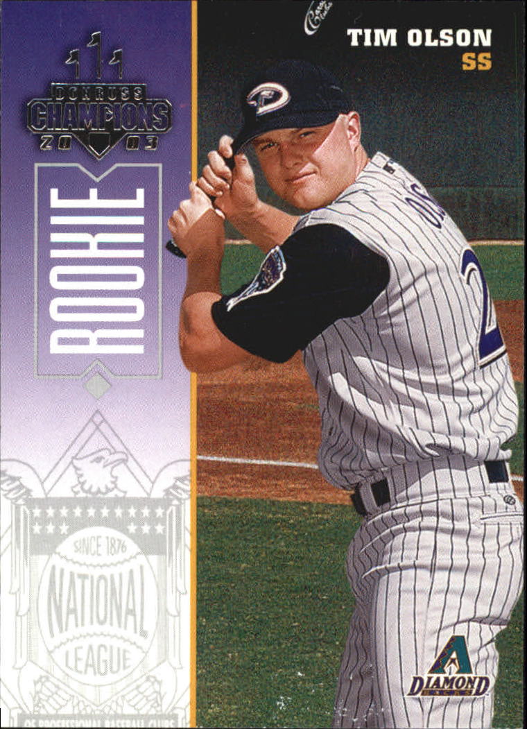 2003 Donruss Champions #284 Tim Olson RC