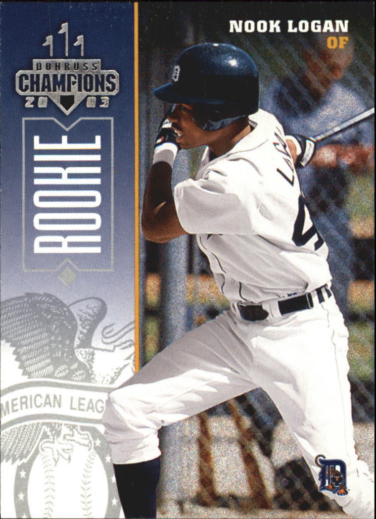 2003 Donruss Champions #288 Nook Logan RC