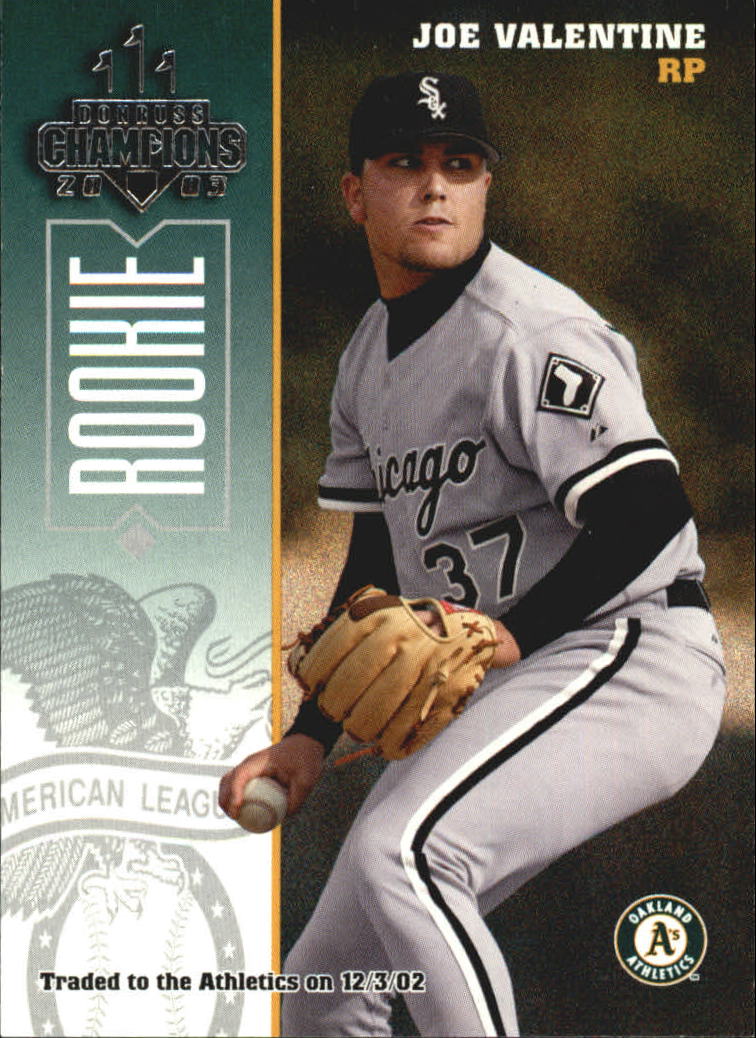 2003 Donruss Champions #290 Joe Valentine RC