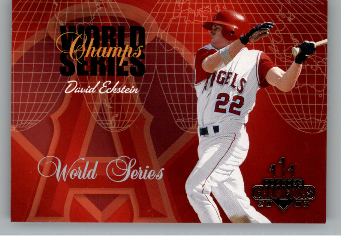 2003 Donruss Champions World Series Champs #5 David Eckstein