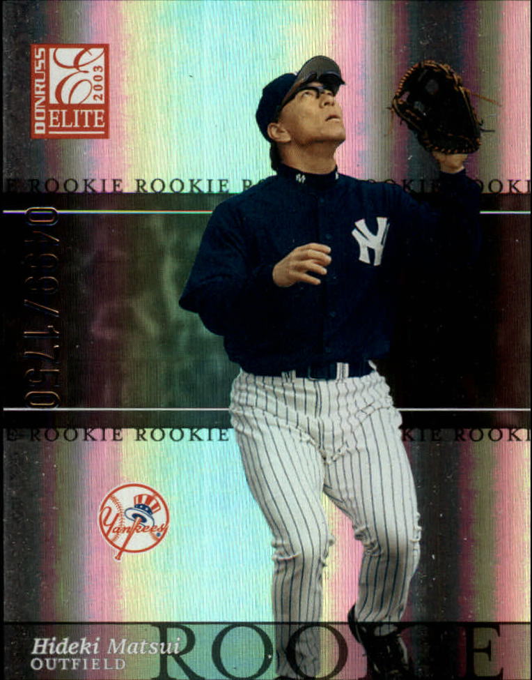 2003 Donruss Elite #181 Hideki Matsui ROO RC