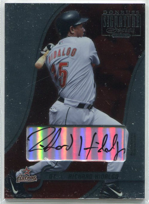 2003 Donruss Signature Autographs #39 Richard Hidalgo