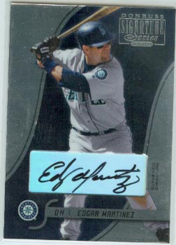 2003 Donruss Signature Autographs #84 Edgar Martinez