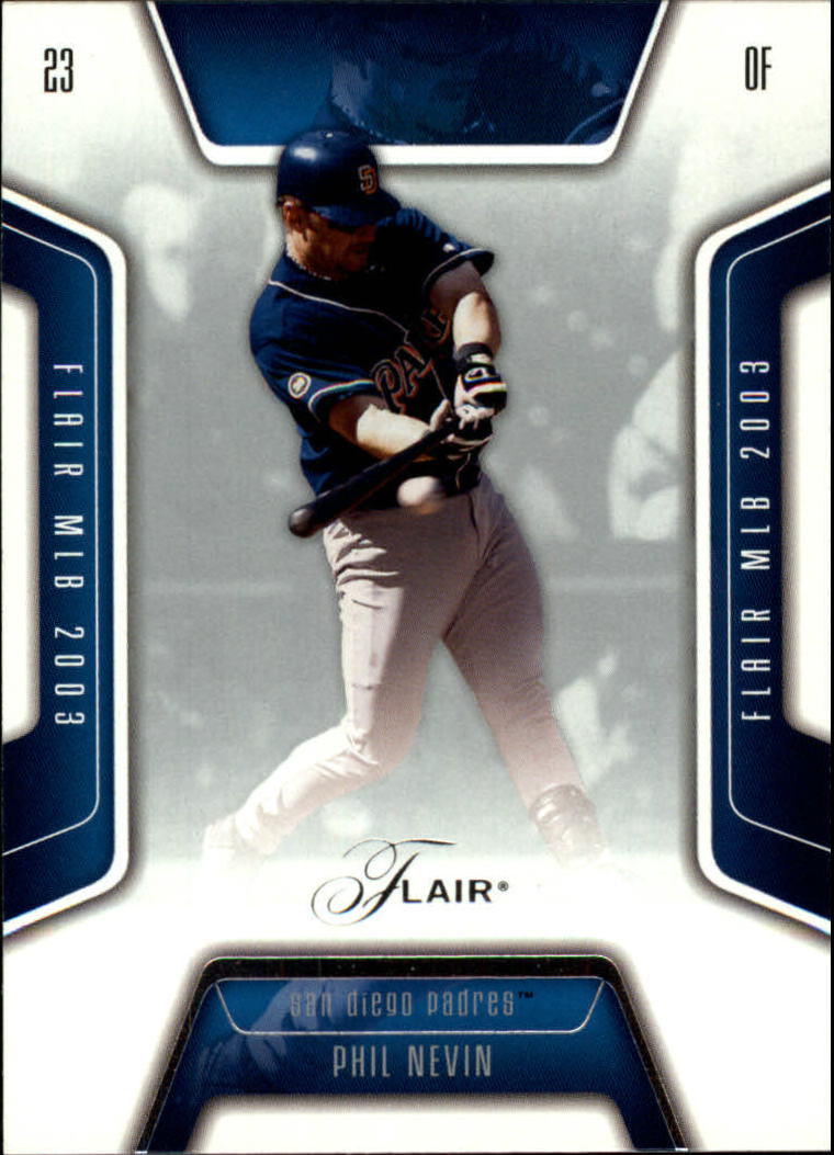 2003 Flair #27 Phil Nevin