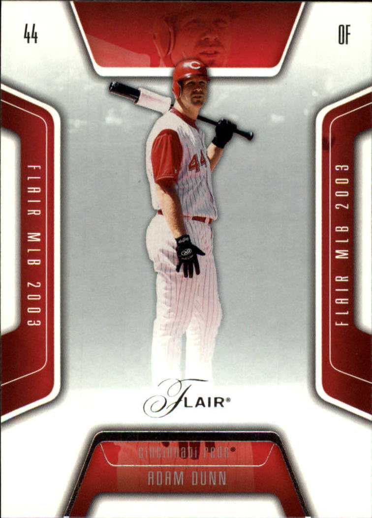 2003 Flair #88 Adam Dunn