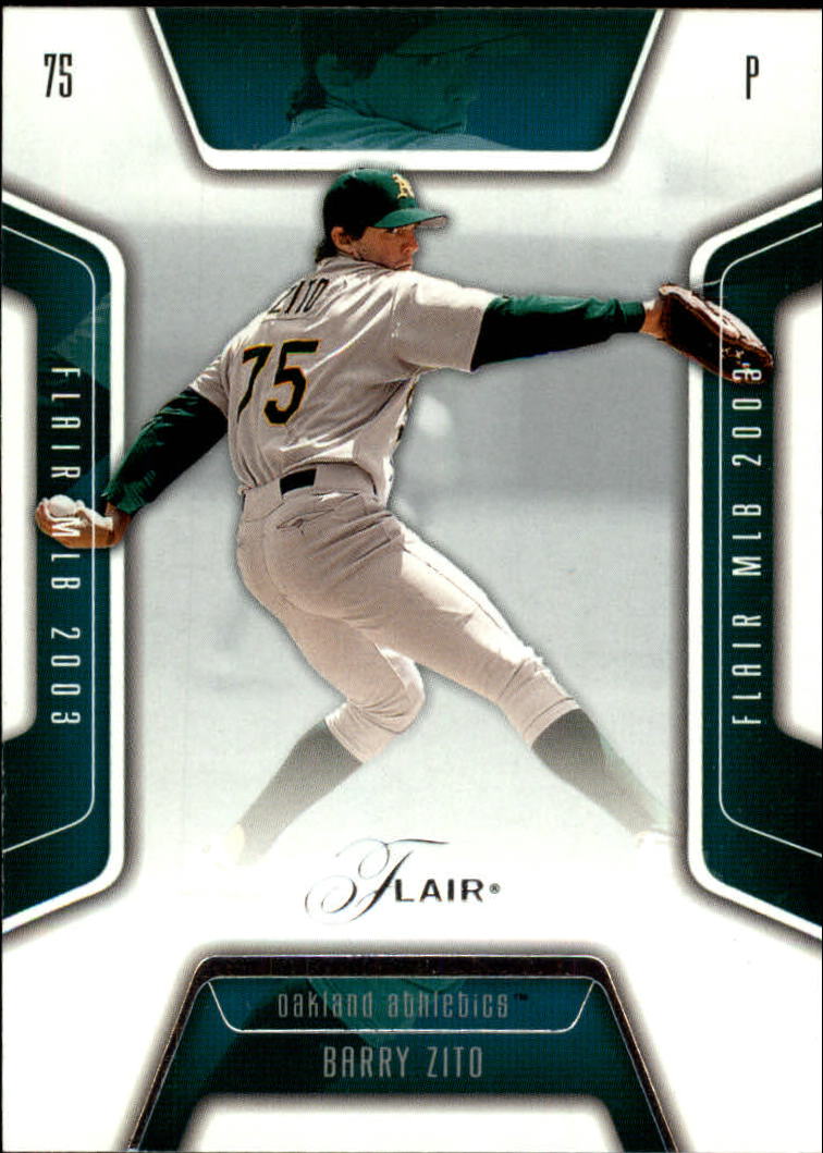 2003 Flair #90 Barry Zito