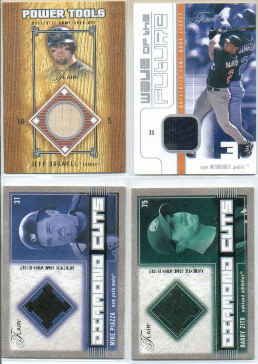 2003 Flair Diamond Cuts Jersey #BZ Barry Zito