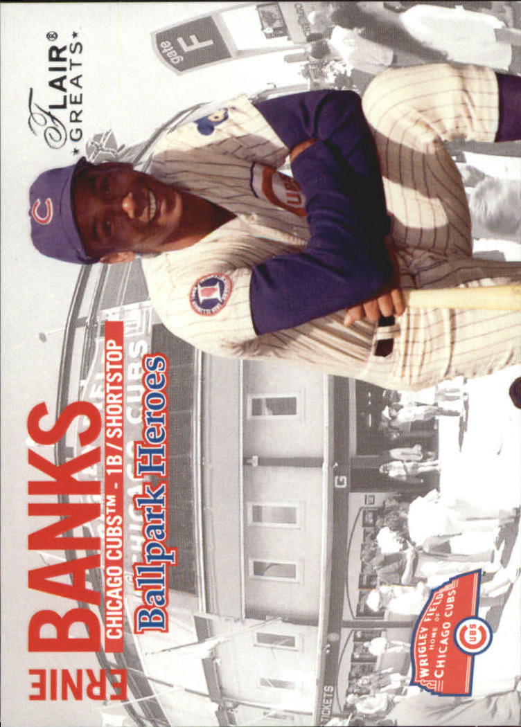 2003 Flair Greats Ballpark Heroes #5 Ernie Banks