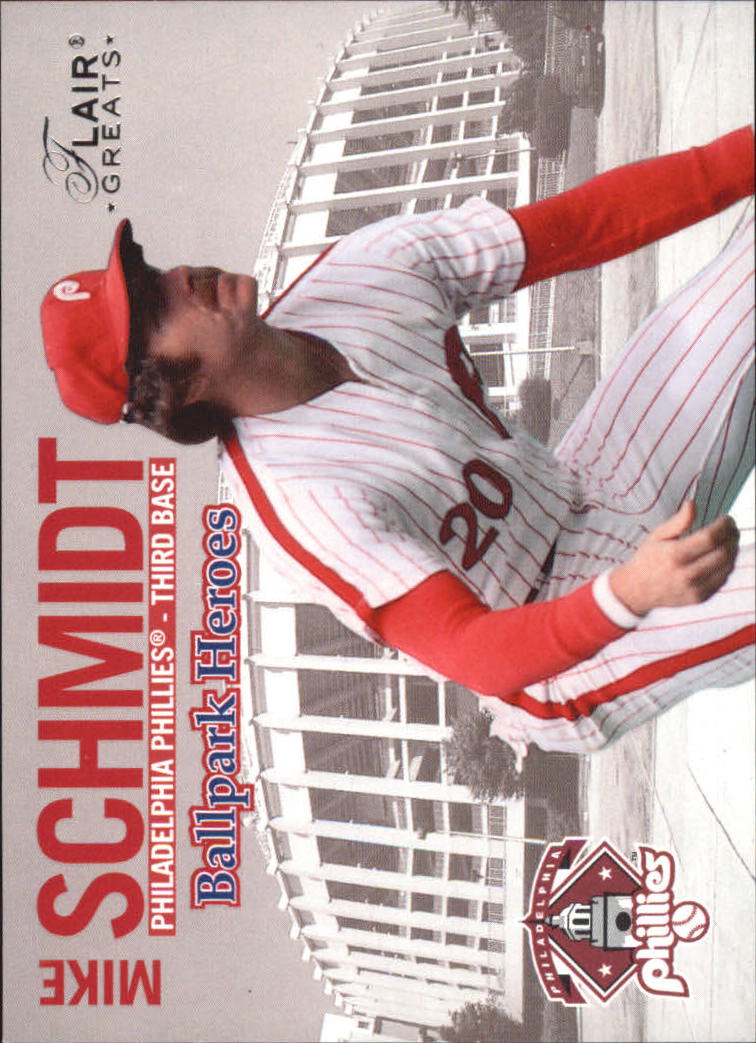 2003 Flair Greats Ballpark Heroes #6 Mike Schmidt