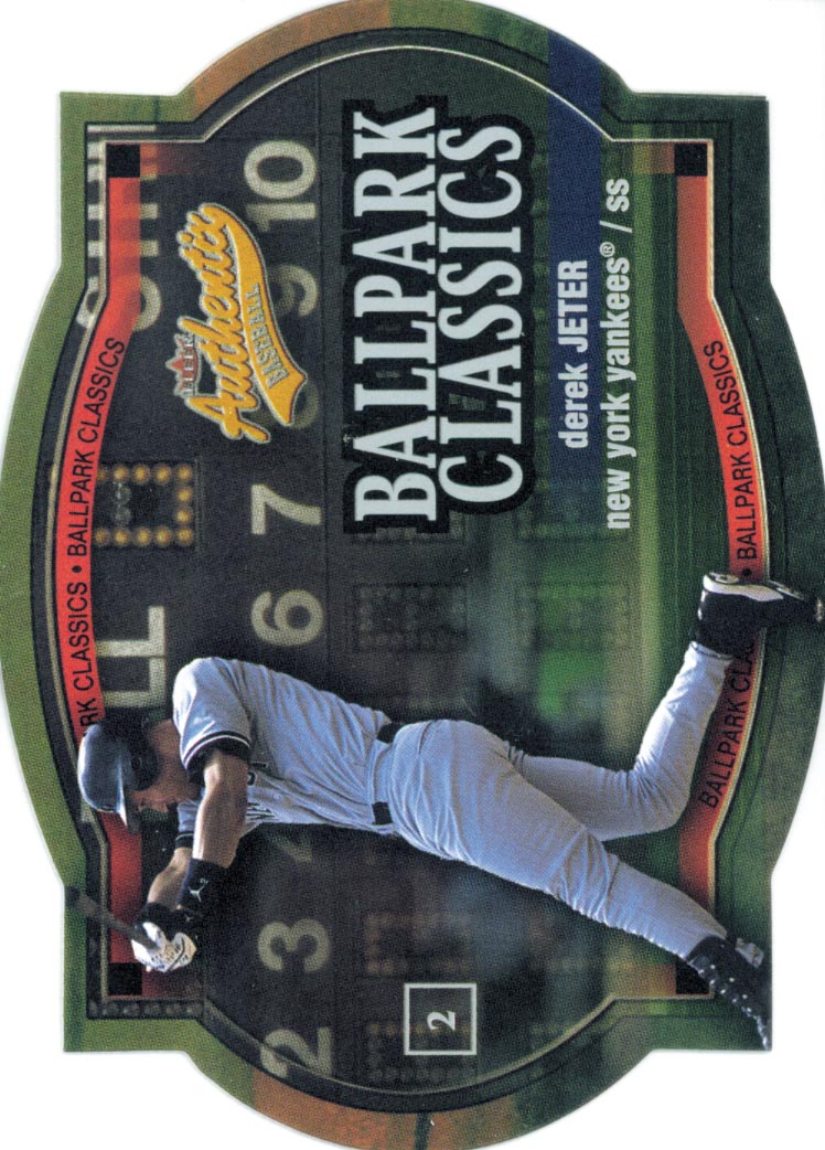 2003 Fleer Authentix Ballpark Classics #1 Derek Jeter