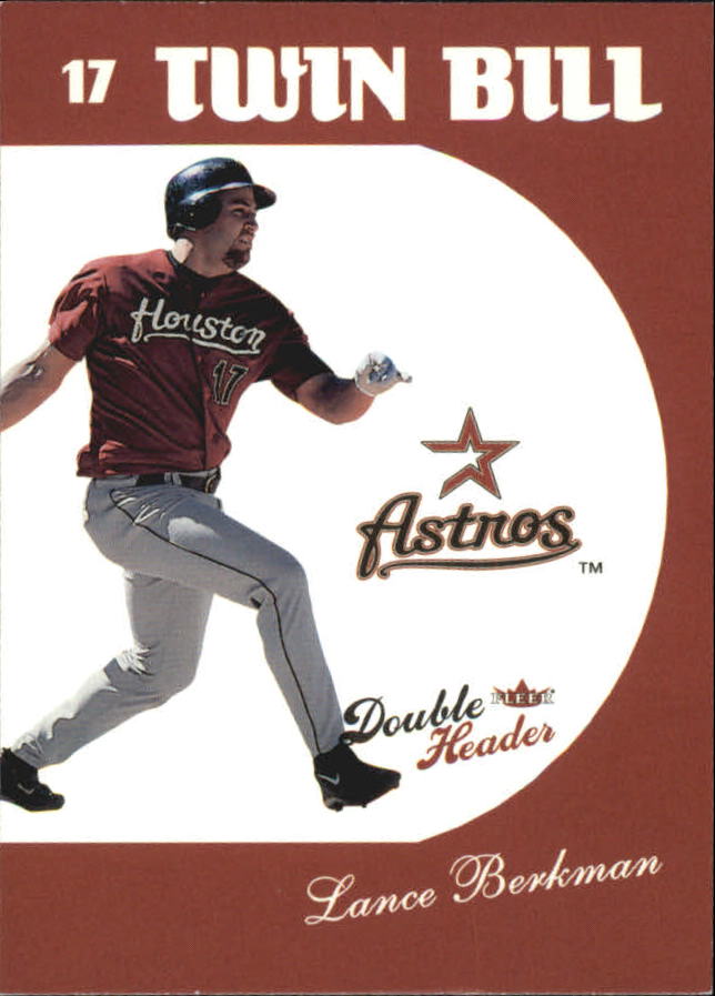 2003 Fleer Double Header Twin Bill #1B Lance Berkman