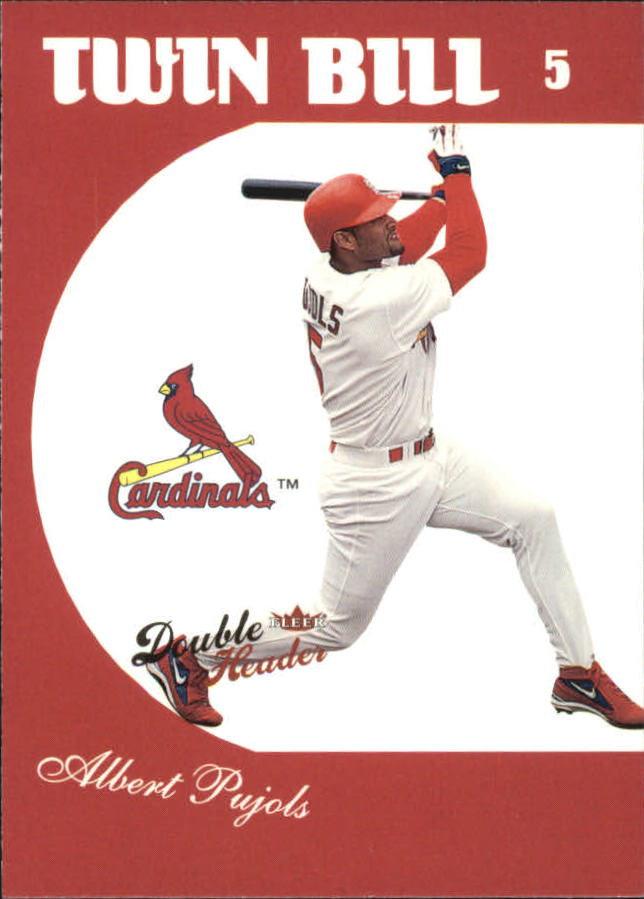 2003 Fleer Double Header Twin Bill #10A Albert Pujols