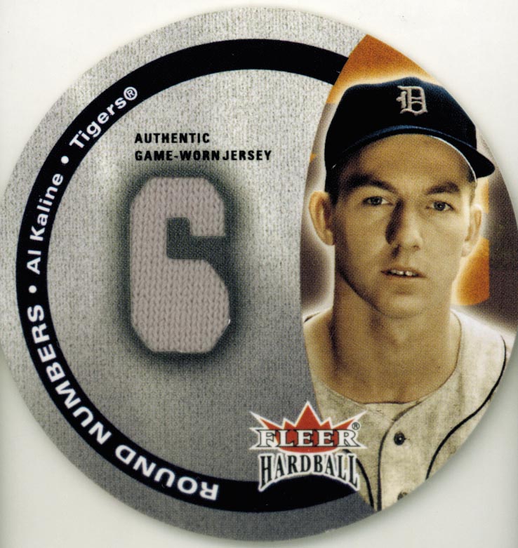 2003 Fleer Hardball Round Numbers Game Used #AK Al Kaline Jsy *