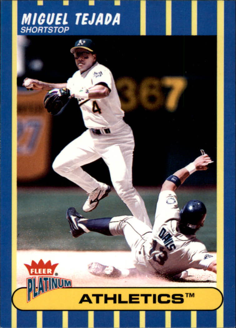 2003 Fleer Platinum #161 Miguel Tejada