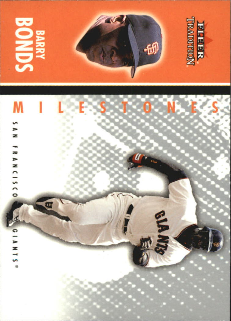 2003 Fleer Tradition Update Milestones #4 Barry Bonds