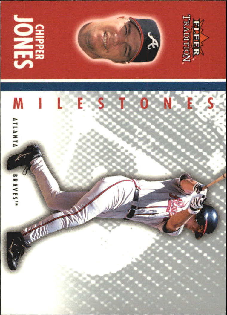 2003 Fleer Tradition Update Milestones #12 Chipper Jones