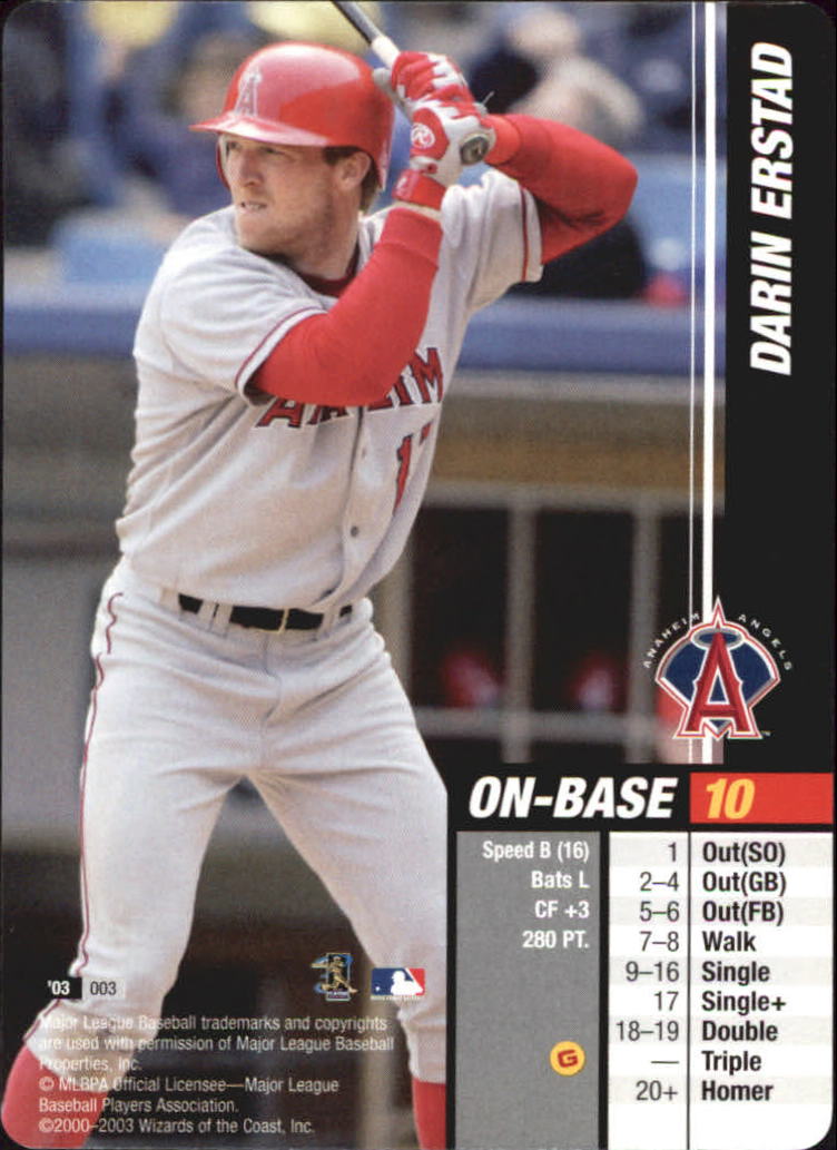2003 MLB Showdown #3 Darin Erstad
