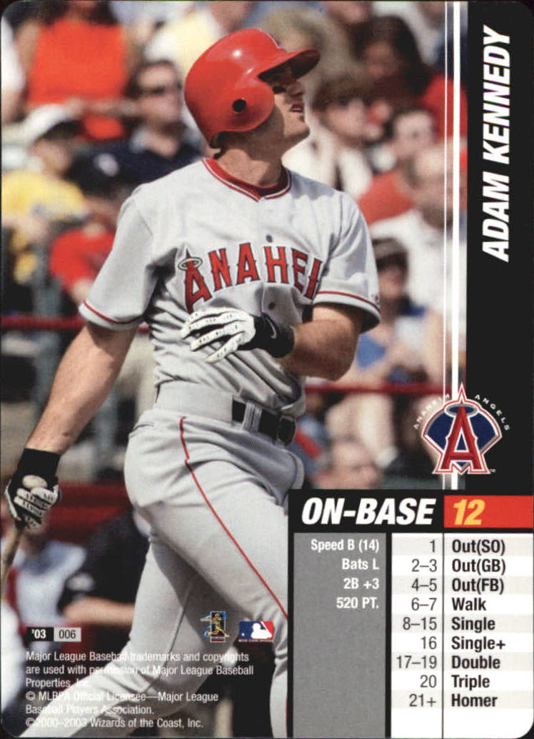 2003 MLB Showdown #6 Adam Kennedy