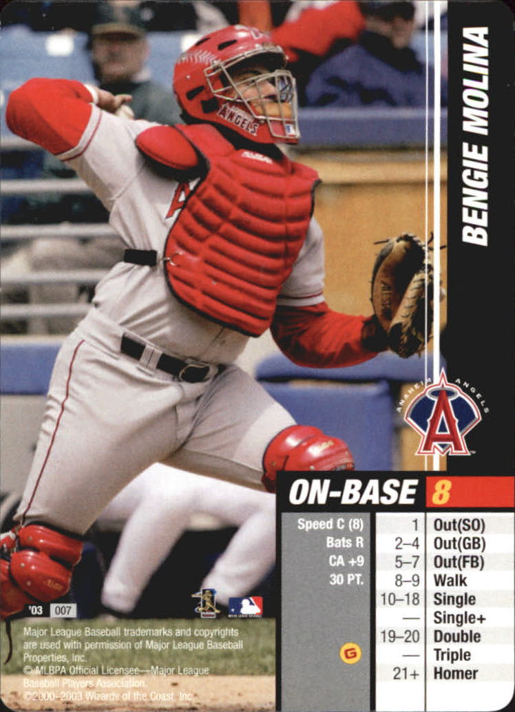 2003 MLB Showdown #7 Bengie Molina