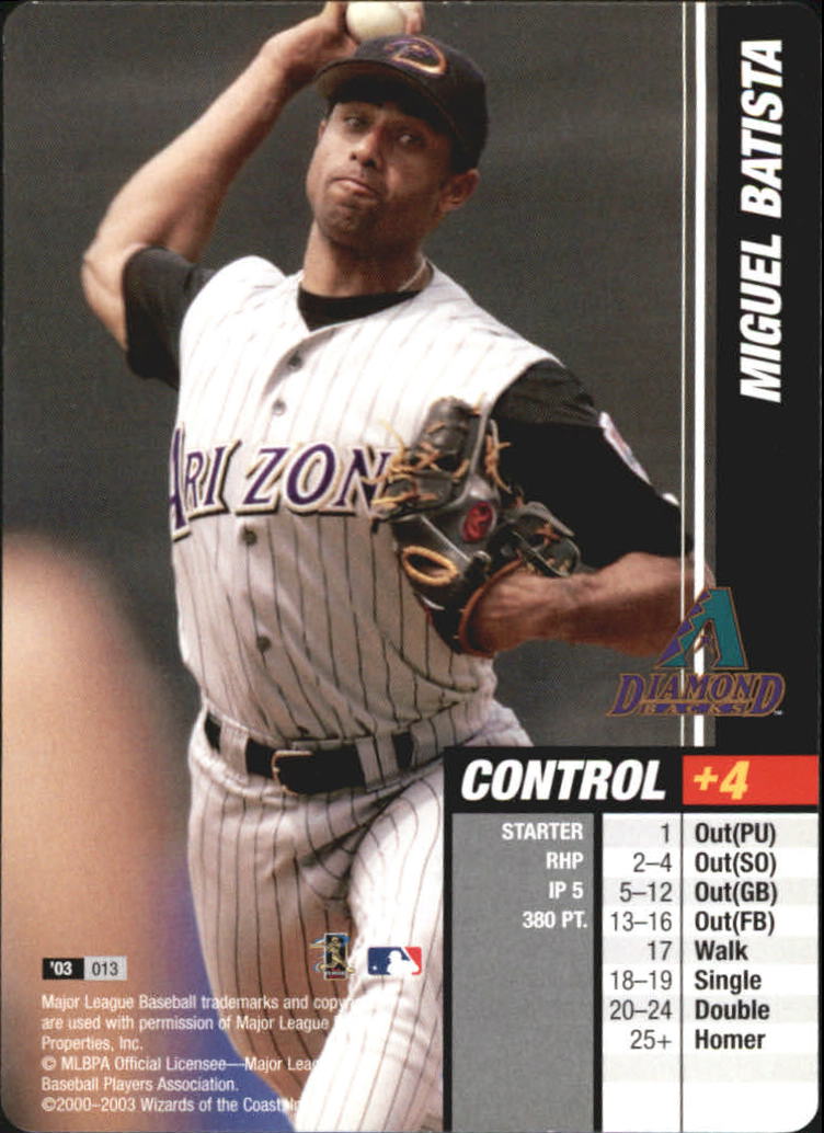 2003 MLB Showdown #13 Miguel Batista
