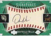 2003 Sweet Spot Signatures Black Ink Holo-Foil #DW Dontrelle Willis