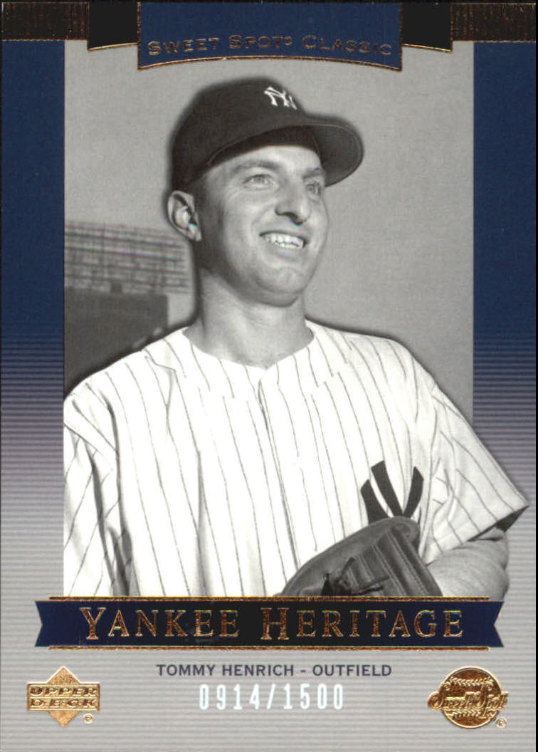 2003 Sweet Spot Classics #146 Tommy Henrich YH
