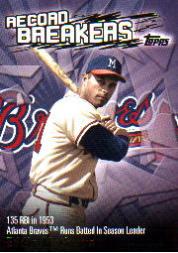 2003 Topps Record Breakers #EM Eddie Mathews 1