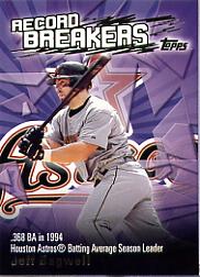 2003 Topps Record Breakers #JB1 Jeff Bagwell 1