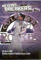 2003 Topps Record Breakers #TH1 Todd Helton 1