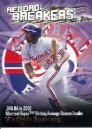 2003 Topps Record Breakers #VG1 Vladimir Guerrero 1