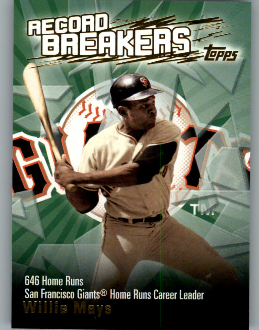 2003 Topps Record Breakers #WM Willie Mays 2