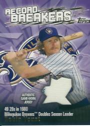 2003 Topps Record Breakers Relics #RY1 Robin Yount Uni B1