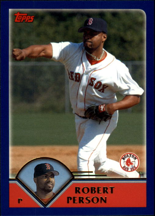 2003 Topps Traded #T30 Robert Person