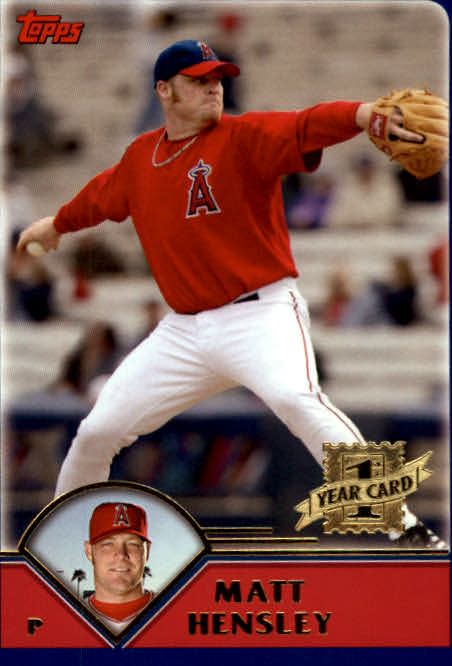 2003 Topps Traded #T173 Matt Hensley FY RC