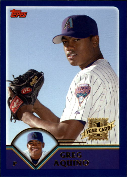 2003 Topps Traded #T176 Greg Aquino FY RC