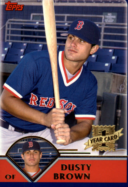 2003 Topps Traded #T188 Dusty Brown FY RC