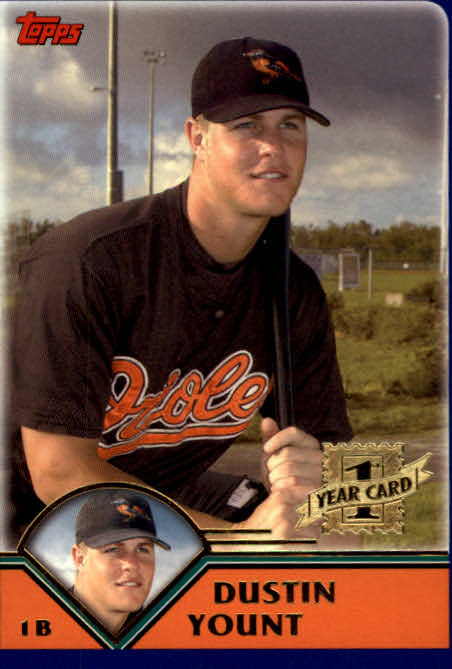 2003 Topps Traded #T208 Dustin Yount FY RC