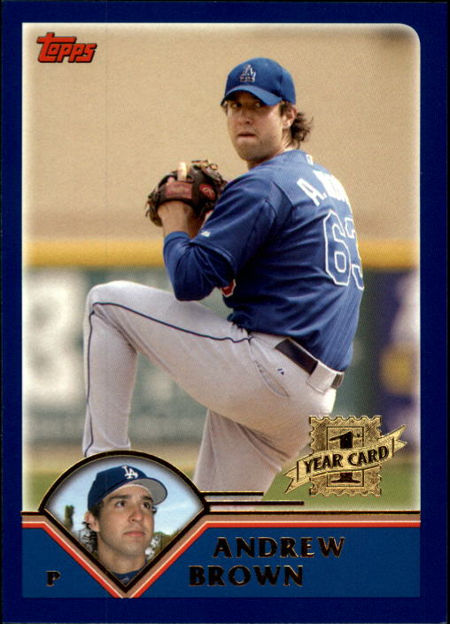2003 Topps Traded #T212 Andrew Brown FY RC