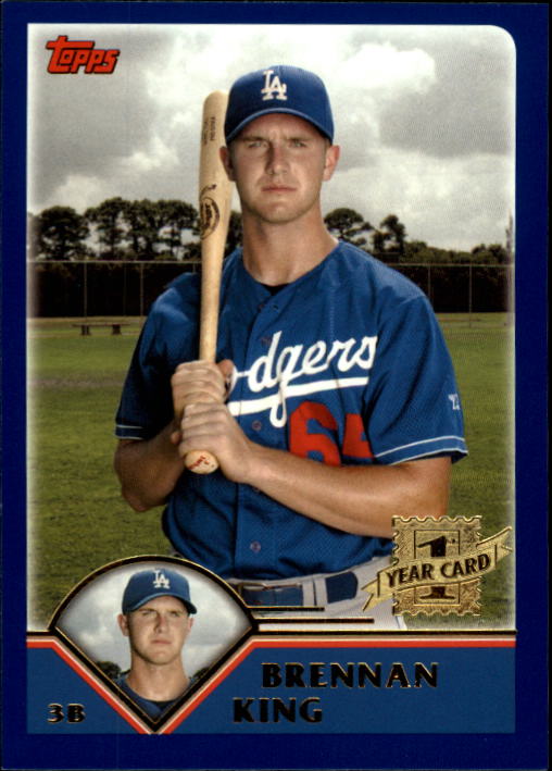 2003 Topps Traded #T233 Brennan King FY RC
