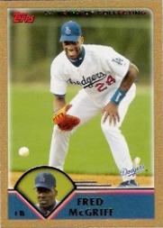 2003 Topps Traded Gold #T99 Fred McGriff