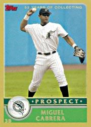 2003 Topps Traded Gold #T126 Miguel Cabrera PROS