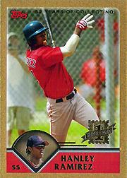 2003 Topps Traded Gold #T181 Hanley Ramirez FY