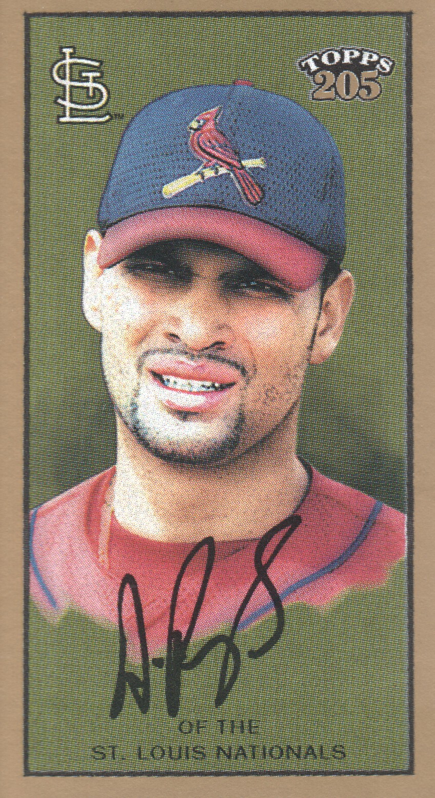 2003 Topps 205 Polar Bear #3B Albert Pujols White Logo