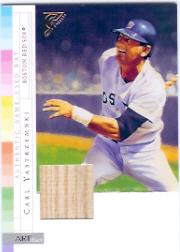 2003 Topps Gallery HOF ARTifact Relics #CY Carl Yastrzemski Bat F