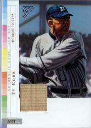 2003 Topps Gallery HOF ARTifact Relics #TC Ty Cobb Bat C